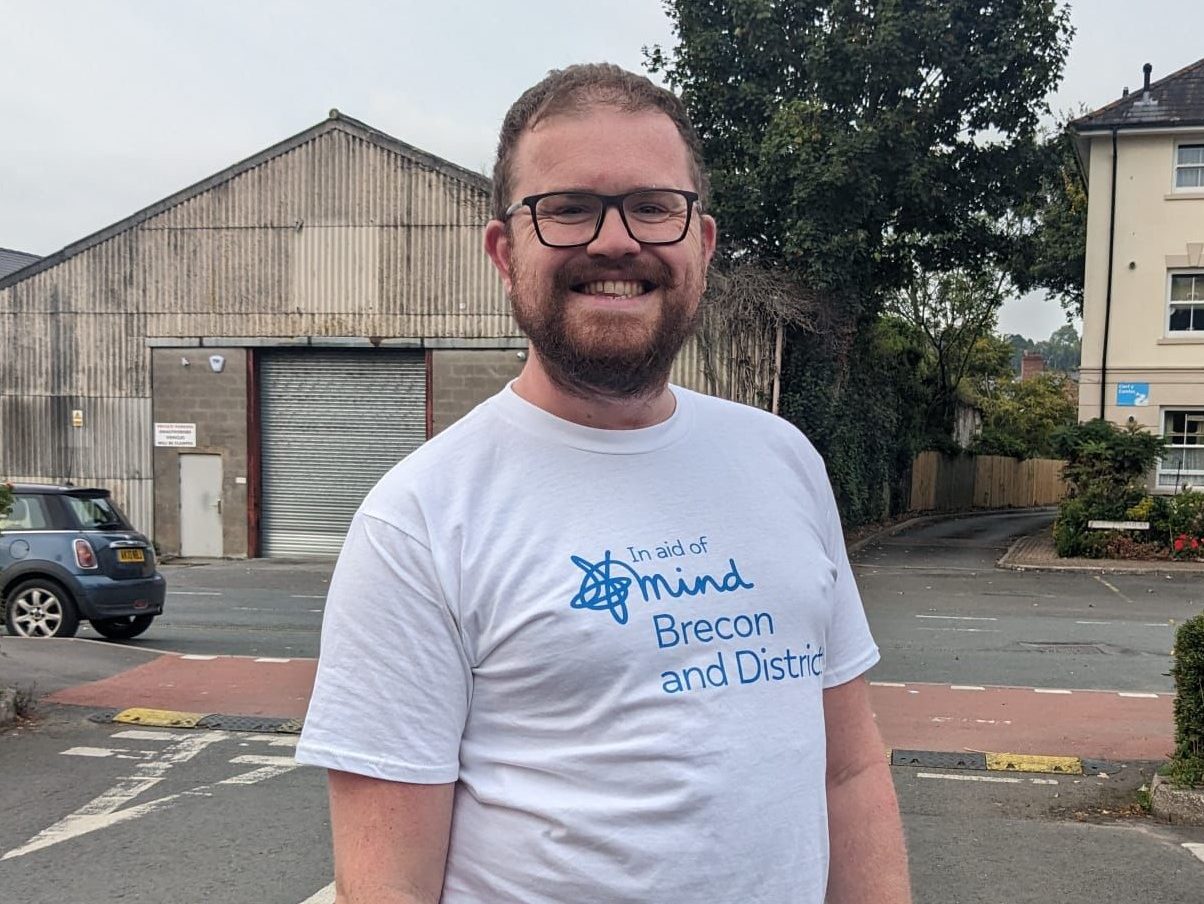 Rhys runs in Aid of South Powys Mind