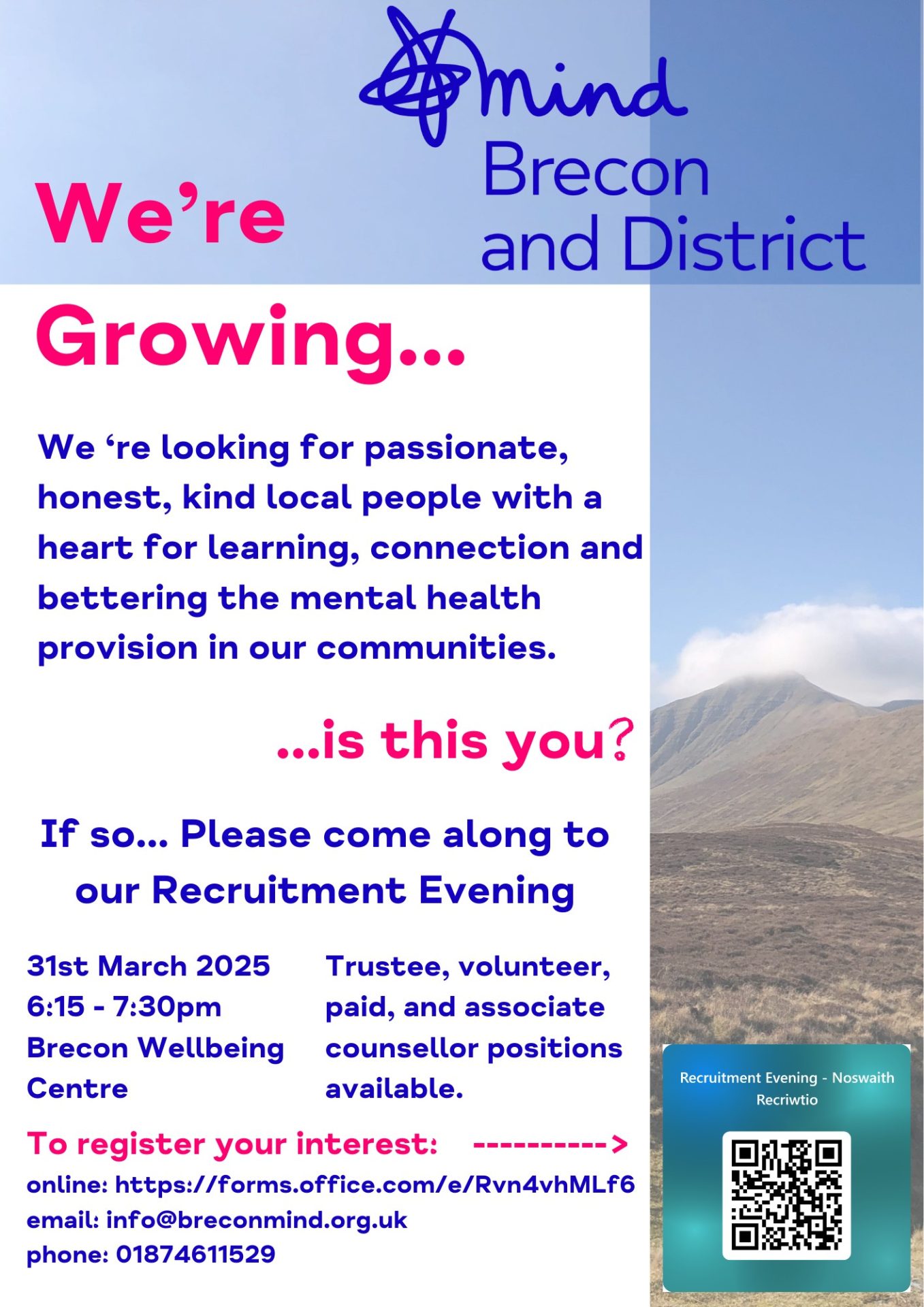 We’re Growing… Ni’n Tyfu…