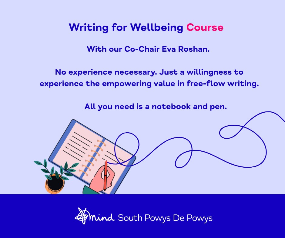 Upcoming Writing for Wellbeing Course